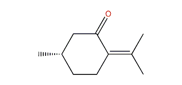 (S)-5-Methyl-2-(propan-2-ylidene)-cyclohexanone