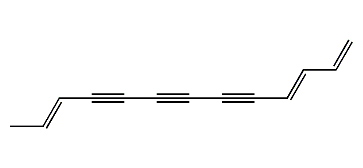 (E,E)-1,3,11-Tridecatrien-5,7,9-triyne