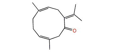 (Z,Z)-3,7-Dimethyl-10-(1-methylethylidene)-3,7-cyclodecadien-1-one