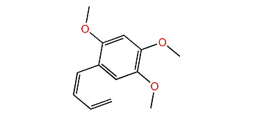 (Z)-1-(2,4,5-Trimethoxyphenyl)-butadiene