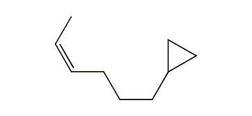 (Z)-4-Hexenyl-cyclopropane