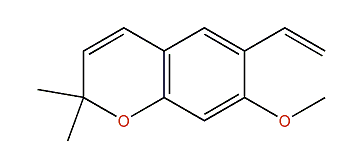 6-Vinyl-7-methoxy-2,2-dimethylchromene