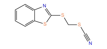 (1,3-Benzothiazol-2-ylsulfanyl)methyl thiocyanate