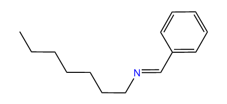 Benzylidene-heptyl-amine