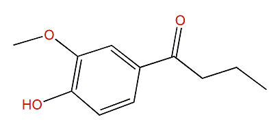 1-(4-Hydroxy-3-methoxyphenyl)-butan-1-one