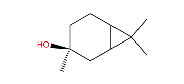 (3S)-3,7,7-Trimethylbicyclo[4.1.0]heptan-3-ol