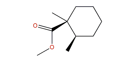 cis-1-Carbomethoxy-1,2-dimethylcyclohexane