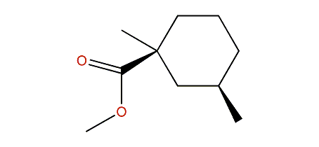 cis-1-Carbomethoxy-1,3-dimethylcyclohexane