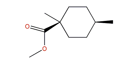 cis-1-Carbomethoxy-1,4-dimethylcyclohexane