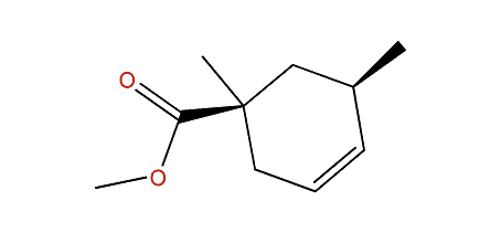 cis-1-Carbomethoxy-1,5-dimethylcyclohex-3-ene