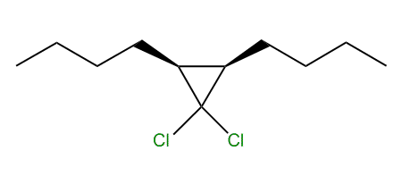 cis-2,3-Dibutyl-1,1-dichlorocyclopropane