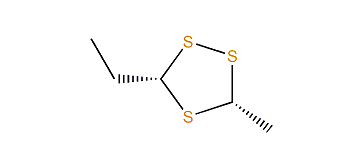 cis-3-Methyl-5-ethyl-1,2,4-trithiolane