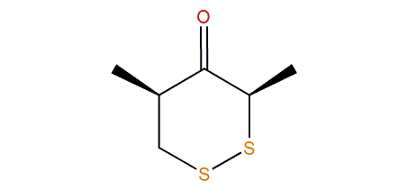 cis-3,5-Dimethyl-1,2-dithian-4-one