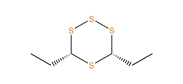 cis-4,6-Diethyl-1,2,3,5-tetrathiane