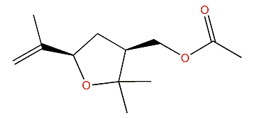 cis-5-Isopropenyl-2,2-dimethyltetrahydro-furan-3-yl-methyl acetate