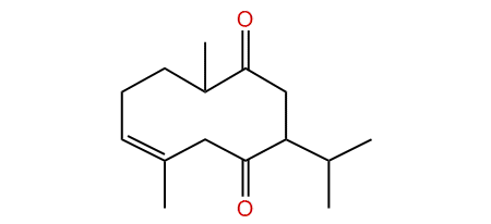3-Isopropyl-6,10-dimethyl-6-cyclodecene-1,4-dione