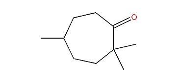 2,2,5-Trimethylcycloheptan-1-one
