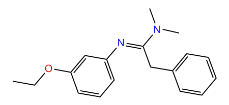 N,N-Dimethyl-2-phenyl-N-(3-ethoxyphenyl)-acetamidine