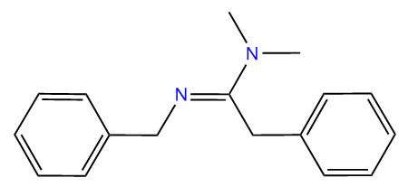 N,N-Dimethyl-2-phenyl-N-benzylacetamidine