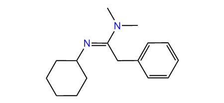 N,N-Dimethyl-2-phenyl-N-cyclohexylacetamidine