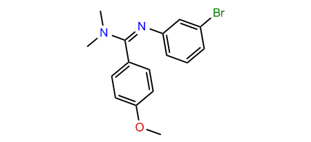 N,N-Dimethyl-N-(3-bromophenyl)-p-methoxybenzamidine