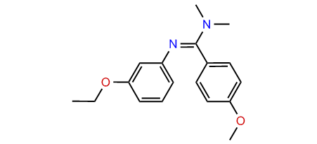 N,N-Dimethyl-N-(3-ethoxyphenyl)-p-methoxybenzamidine