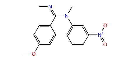 N,N-Dimethyl-N-(3-nitrophenyl)-p-methoxybenzamidine