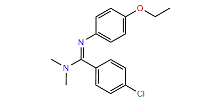 N,N-Dimethyl-N-(4-ethoxyphenyl)-p-chlorobenzamidine