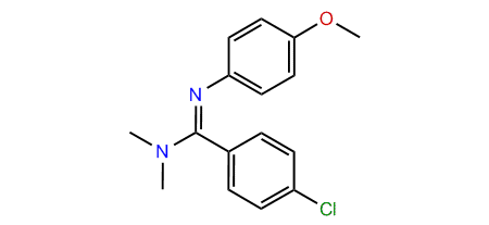 N,N-Dimethyl-N-(4-methoxyphenyl)-p-chlorobenzamidine