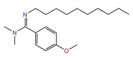 N,N-Dimethyl-N-decyl-p-methoxybenzamidine