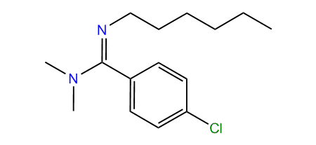 N,N-Dimethyl-N-hexyl-p-chlorobenzamidine