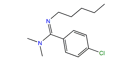 N,N-Dimethyl-N-pentyl-p-chlorobenzamidine