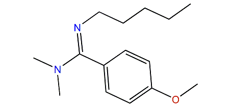 N,N-Dimethyl-N-pentyl-p-methoxybenzamidine