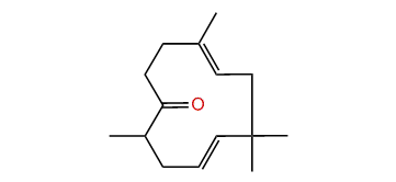 2,6,6,9-Tetramethylcycloundeca-4,8-dienone