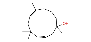 (E,E)-1,5,5,8-Tetramethyl-3,7-cycloundecadien-1-ol