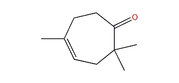 2,2,5-Trimethylcyclohept-4-en-1-one