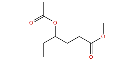 Methyl 4-acetoxyhexanoate