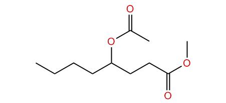 Methyl 4-acetoxyoctanoate