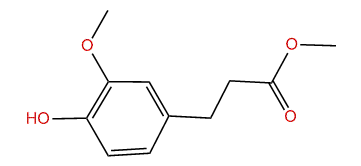 Methyl 3-(4-hydroxy-3-methoxyphenyl)-propanoate