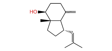 Opposita-4(15),7(11)-dien-1b-ol