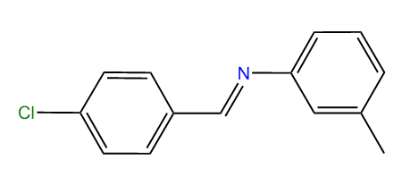 p-Chlorobenzylidene-(3-methylphenyl)-amine