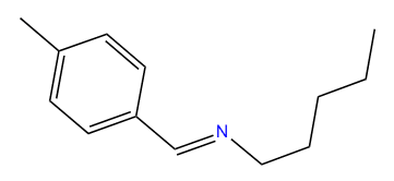 p-Methylbenzylidene-pentyl-amine