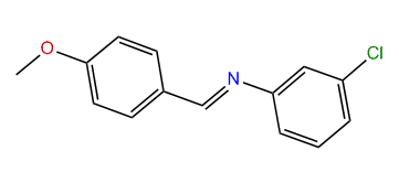 p-Methoxybenzylidene-(3-chlorophenyl)-amine