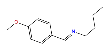 p-Methoxybenzylidene-butyl-amine