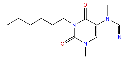 1-Hexyl-3,7-dimethyl-3,7-dihydro-1H-purine-2,6-dione