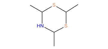 Perhydro-2,4,6-trimethyl-1,3,5-dithiazine