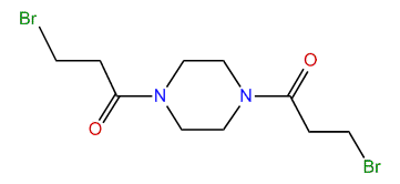 1,4-bis(3-Bromopropanoyl)-piperazine