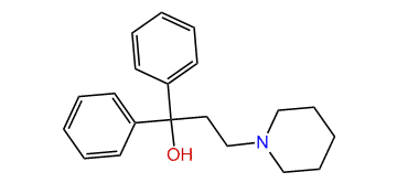 1,1-Diphenyl-3-(1-piperidinyl)-propan-1-ol