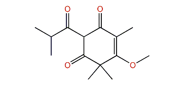 4,6,6-Trimethyl-5-methoxy-2-isobutanoylcyclohex-4-en-1,3-dione
