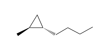 trans-1-Butyl-2-methylcyclopropane